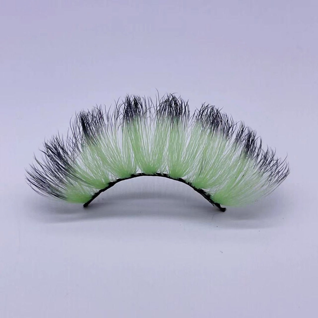 Lime - Lime Green Ombre Eyelash