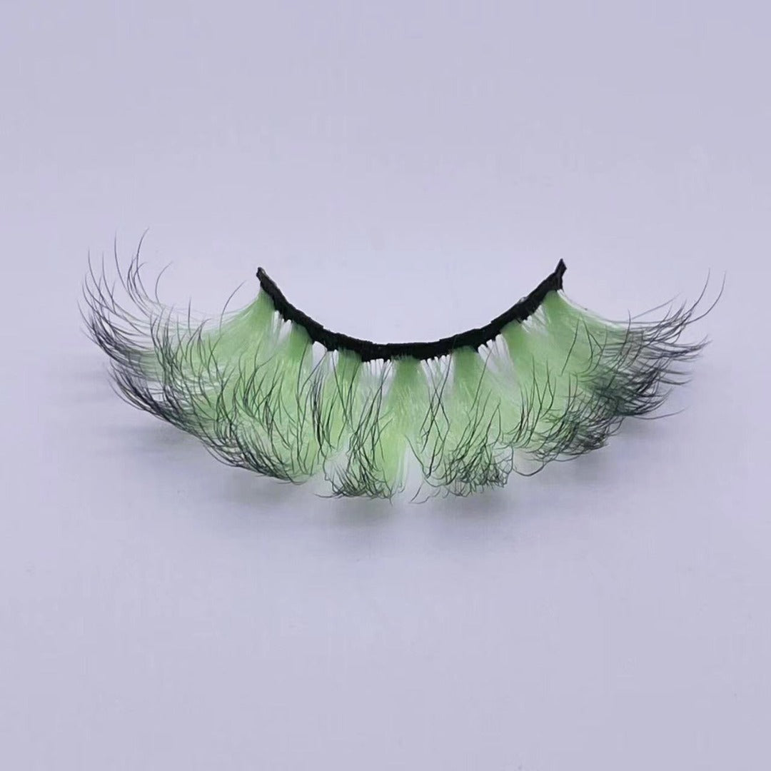 Lime - Lime Green Ombre Eyelash