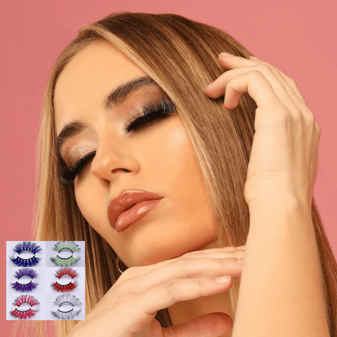 The comeback of colored lashes