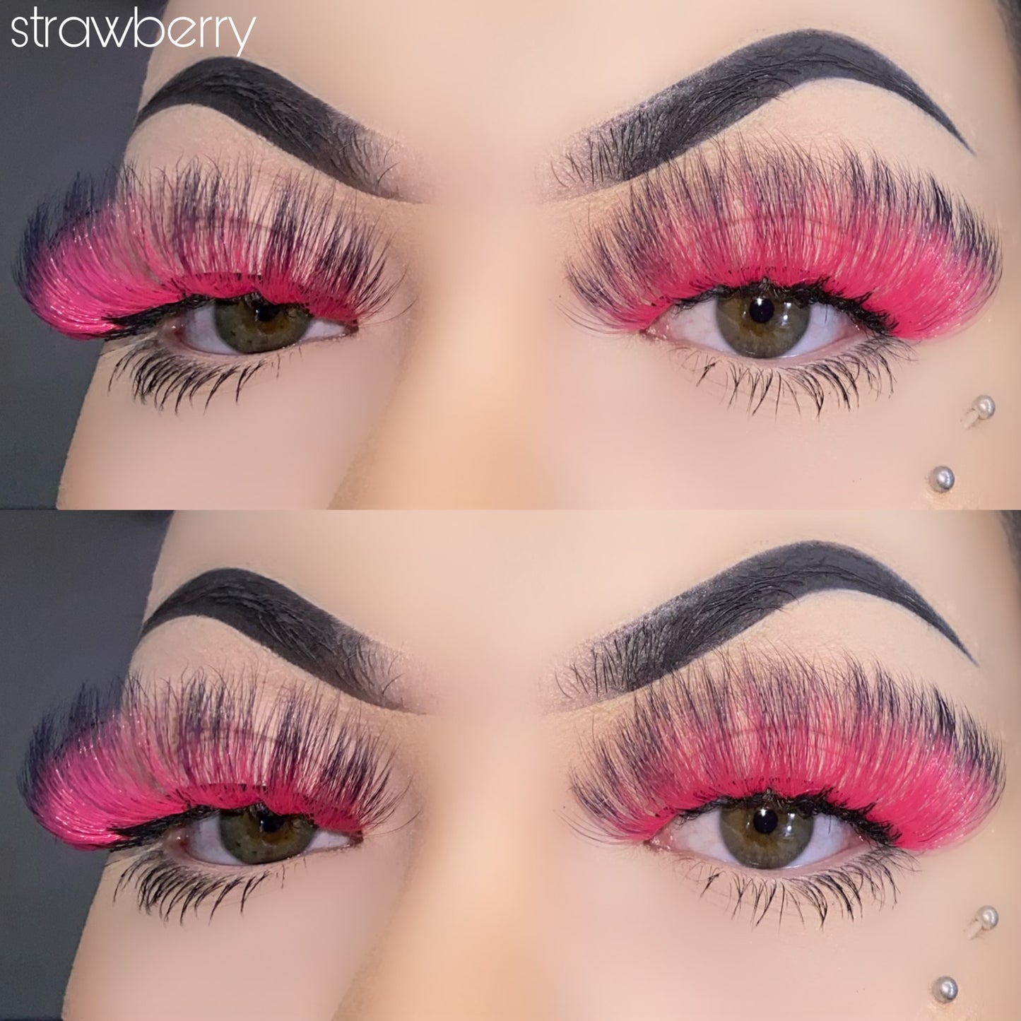 Strawberry - Pink Ombre Lashes