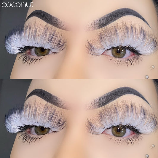 Coconut - White Ombre Eyelash