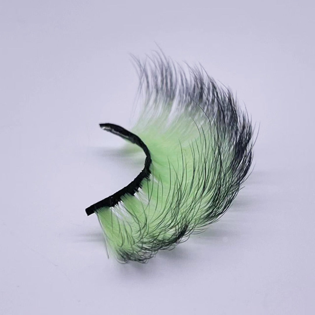 Lime - Lime Green Ombre Eyelash